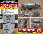 Andrew L4PNF N-female Connector For 1/2" LDF4-50A Coaxial Cable Lot Of. Fixed Price $25.07.