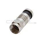 Compression Connector For RG6 Cable Type Black Cctv Coaxial Cord End Plug. Fixed Price $7.49.