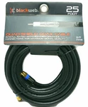 Blackweb Quad-shield Coax Cable -high Performnce- 25' New Pcs. Fixed Price $65.00.