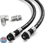 G-plug RG6 Coaxial Cable 75FT Quad Shielded, Waterproof, Ohm With F-type. Fixed Price $17.99.