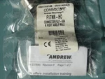 Commscope, Andrew, F1TNR-HC Connector FSJ1-50A, N, Right Angle Male. Fixed Price $52.50.