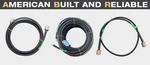 Abr 25400F-PL-35 35FT RG8 Coax Jumper W/ PL259 Ends. Fixed Price $114.95.