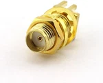 Dgzzi 5-PACK Sma Female 4 Pins Stand Connector Pcb Panel Edge Mount Plug.... Fixed Price $13.35.