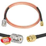 Xrds Sma Male To SO239 RG316 6FT Rf Ham Radio Cable. Fixed Price $27.99.