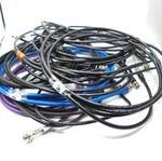 Belden Pearstone Video Cctv Cable Bnc Twist/screw-on Lot Of Coaxial 9',10',11. Fixed Price $95.00.