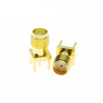 Sma Female Jack Straight Pcb Mount Rf Connectors 1/5/10 Pieces. Fixed Price $8.29.
