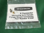 Wiltron Anritsu K103F Connector Microstrip Female Flange Mount Nos. Fixed Price $12.00.