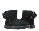Ugg Australia Classic Mini Stargirl Bow Black Women's Boots 1098475-BLK. Fixed Price $149.99.