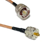 RG400 Silver N Male To PL259 Uhf Coax Rf Cable Usa Lot. Fixed Price $69.10.