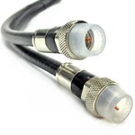 3GHZ Twin Dual Line RG6 Coax Cable 18AWG Weather Boot Fittings, Cut Up To 200FT. Fixed Price $50.00.