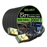 Gearit CAT7 200FT Outdoor Ethernet Cable Waterproof, In Ground, Wall Cm-rated. Fixed Price $59.99.
