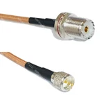 RG400 Uhf Female Bulkhead To Mini Coaxial Rf Cable Usa-ship Lot. Fixed Price $57.38.