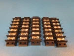 Lot Of 5 Cinch 6-141, Terminal Block Strips, Circuit. Fixed Price $35.99.