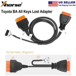 Xhorse For Toyota Ba All K-eys Lost Adapter Key Tool Plus & Max Pro. Fixed Price $44.95.
