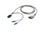 Raritan CCPT20 Kvm PS/2 Cable DB25M HD15M DIN6MX2 Masterconsole MX4. Fixed Price $21.30.