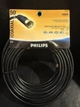 Phillips Black Coaxial Quality Cable 50FT Connect Video Components. Fixed Price $11.62.