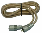 Astatic PP8X6A-CL 6' To RG8X Clear Coax W/ Plugs. Fixed Price $17.11.