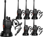 Arcshell Rechargeable Long Range Two-way Radios With Earpiece 6 Pack Walkie. Fixed Price $97.15.