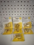 7 -pack Zenith VA1010RG6CR Pk (10) Gold Coax Tv Cable Crimp Connectors. Fixed Price $15.99.