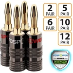Dual Screw Audio Gold Plated Speaker Cable Wire Connector 4MM Banana Plug Jack. Fixed Price $30.99.