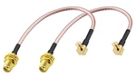 2PCS Dht Electronics Rf Coaxial Cable Assembly Sma Female To Mcx Ri.... Fixed Price $12.86.