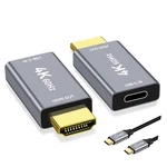 Usb Female To Hdmi Adapter With 3.3FT Video Cable, 4K 60HZ Uni-dir.... Fixed Price $25.89.