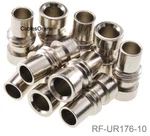 10-PACK UG-176/U Reducer For RG-59/ RG-8X W/OD-6MM PL-259 Plugs, RF-UR176-10. Fixed Price $11.99.