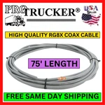 75FT RG8X Cb Radio Coax Cable Mini Pro Trucker For Ham Antenna Install. Fixed Price $54.95.