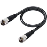 PL-259 Coax Cable, 2FT RG8X, Uhf Male Connector 50 Ohm Low Loss For Ham Radio.... Fixed Price $18.42.