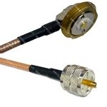 RG400 Nmo 3/4 Inch Atenna Mount To PL259 Uhf Male Coax Rf Cable Usa Lot. Fixed Price $80.34.