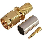 Reverse Polarity Sma Plug With Female Basket In Connector For 240 RG59 Coaxi. Fixed Price $8.61.
