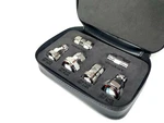 Rf Coax Low Pim Adapter Kit 4.3-10 To 7-16 Din Tri-metal Plating Silver Pin. Fixed Price $245.00.