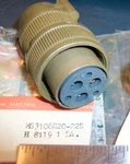 6-PIN MS3106R20-22S Itt Cannon Female Connector Plug Nos. Fixed Price $10.56.