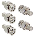 Rfadapter Bnc 50 Ohm Terminator, Male Plug Coaxial 5-PACK,. Fixed Price $13.29.