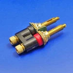 Lucas Type Two Panel Mount Dashboard Sockets With Equal Pin Plug: Vintage Cars. Fixed Price $51.35.