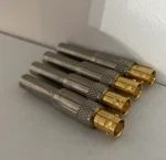 Lot Of 4 - Adc CP1051 Standard Size Video Patchbay Bnc Jack Adapter. Fixed Price $40.00.