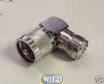 1 X Uhf To Female Right Angle Elbow Rf Adapter PL-259 SO-239 Ships From Usa. Fixed Price $8.74.