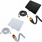 Indoor Digital Antenna RG6 Extension Coaxial Cable Hdtv Vhf Uhf Flat White Black. Fixed Price $13.53.