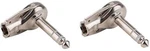 (2 Pack) Switchcraft 238X 1/4" 6.35 Mm Stereo Right Angle Flat Male Pancake Plug. Fixed Price $17.82.