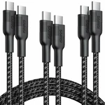New Choetech MIX00108 3 Pack Braided Usb-c Pd Charging Cable 100W 60W 6.6FT 4FT. Fixed Price $23.85.