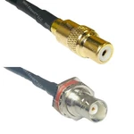 LMR240 Rca Female To Bnc Bulkhead Coax Rf Cable Usa-ship Lot. Fixed Price $77.41.