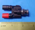 Bnc 1296 Pomona ,adapter Connector Male Binding Post, Black. Fixed Price $22.00.