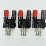 Lot Of Pomona UG-1035/U Bnc Female Dual Binding Post Adapters Red/black. Fixed Price $24.95.