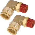 Brass 90 Swivel Elbow Fittings For 3/4" Tube Od Air Brake Line - 2 Pcs. Fixed Price $35.99.