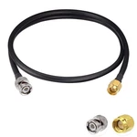 Sma Male To Bnc Rf Coaxial Cable 50OHM RG58 Jumper 3FT/.... Fixed Price $12.55.