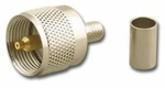 New PL-259 Connectors 2PC Crimp RG-58U & LMR-195 Kenwood Icom Vertex Radio. Fixed Price $9.99.