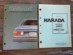 Original Vintage 1986 Harada Antennas Accessories Automobile Catalog Gardena. Fixed Price $32.99.