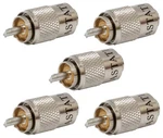 Lot Astatic 302-ASTPL259 Cb Radio Antenna Coax Cable Connectors. Fixed Price $23.95.