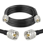 RG58 Coax Cb Cable 15FT, 50 Ohm With PL-259 Uhf Male Connectors Flexible & .... Fixed Price $27.55.