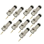 10PCS Durable Bnc Compression Connector Adapter For Cctv Camera RG6 Coax Cables. Fixed Price $11.99.